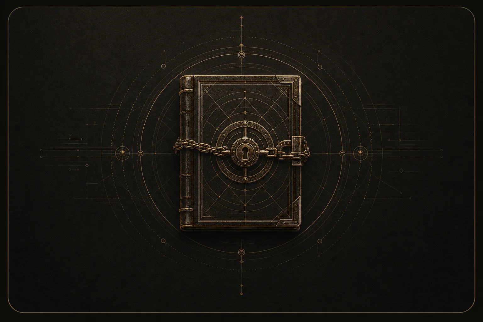 A refined gold-etched AffinitiFlow codex on a dark background.